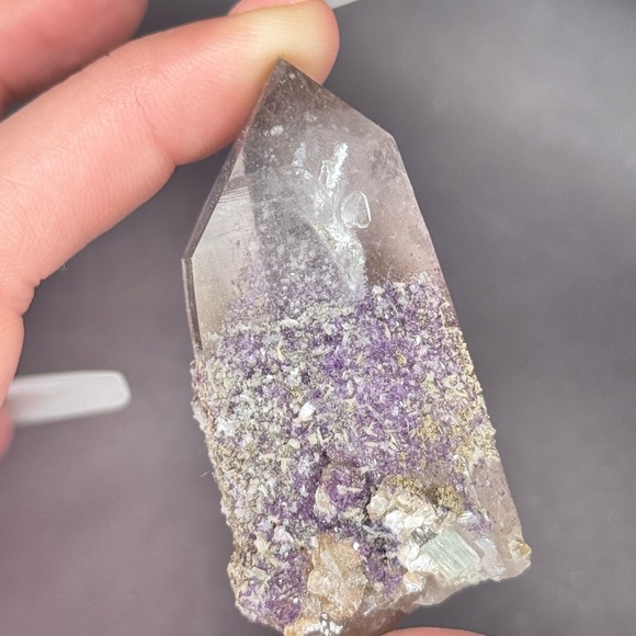 🔥RARE🔥 Fluorite Sugary Crystals Phantom Fluorite Quartz Aquarium Raw Matrix - Picture 6 of 10
